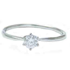 Amazon | 婚約指輪 プラチナ900 ダイヤモンド リング 0.2ct SI